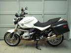 2009 BMW R1200R, white, only 4712 miles, superb condition