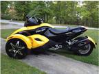 2009 Can-Am Spyder - Roadster Trike - Yellow And Black
