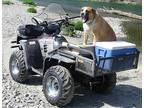 2002 polaris sportsman 700-under 4k miles excellent cond.stored inside