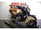 2016 Indian Roadmaster Springfield Blue and Ivory Cream