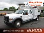 2009 Ford F-550 4x4 Crew Cab, 9' Utility Flatbed - St Cloud,MN