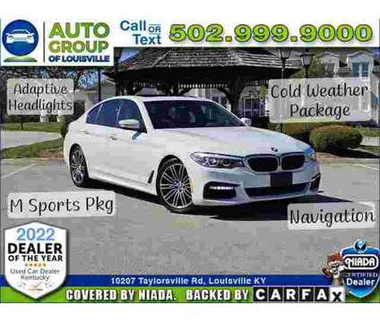 2017 BMW 5 Series for sale is a White 2017 BMW 5-Series Car for Sale in Louisville KY