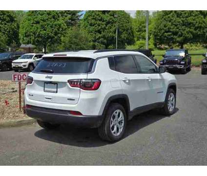 2024 Jeep Compass Latitude 4x4 is a White 2024 Jeep Compass Latitude SUV in Freehold NJ