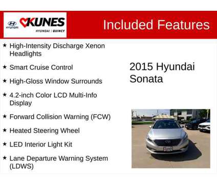 2015 Hyundai Sonata Limited is a Silver 2015 Hyundai Sonata Limited Sedan in Quincy IL