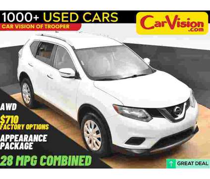 2016 Nissan Rogue S is a White 2016 Nissan Rogue S SUV in Norristown PA