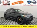 2021 Alfa Romeo Stelvio Ti Sport AWD Nero Edizione w/ Premium, Active Assist 2