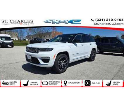 2024 Jeep Grand Cherokee Summit 4xe is a White 2024 Jeep grand cherokee Summit SUV in Saint Charles IL