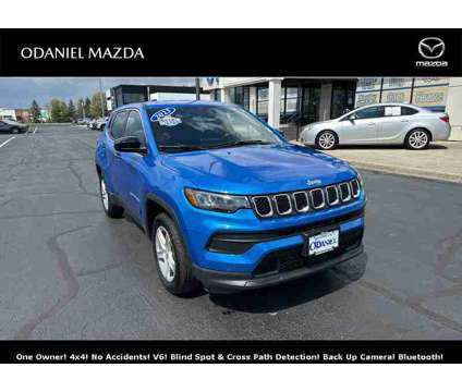 2023 Jeep Compass Sport is a Blue 2023 Jeep Compass Sport SUV in Fort Wayne IN
