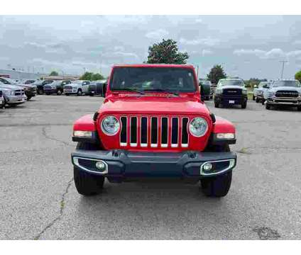 2023 Jeep Wrangler Sahara is a Red 2023 Jeep Wrangler Sahara SUV in Fort Smith AR