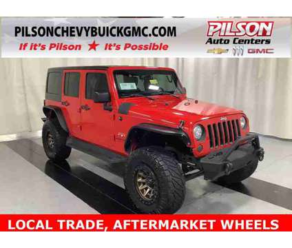 2018 Jeep Wrangler JK Unlimited Sahara is a Red 2018 Jeep Wrangler Unlimited Sahara SUV in Clinton IN