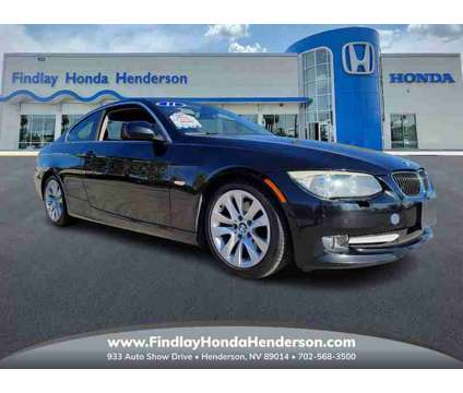 2011 BMW 3 Series 328i is a Black 2011 BMW 3-Series Coupe in Henderson NV