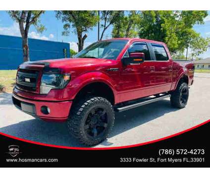 2013 Ford F150 SuperCrew Cab for sale is a Red 2013 Ford F-150 SuperCrew Car for Sale in Fort Myers FL
