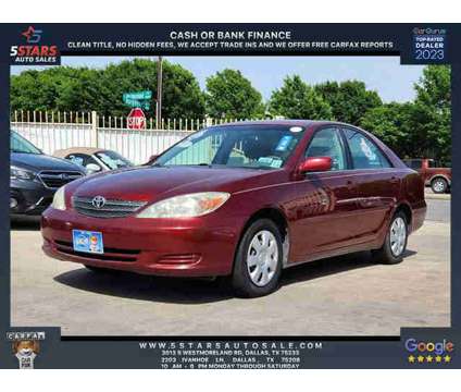 2004 Toyota Camry for sale is a Red 2004 Toyota Camry Car for Sale in Dallas TX