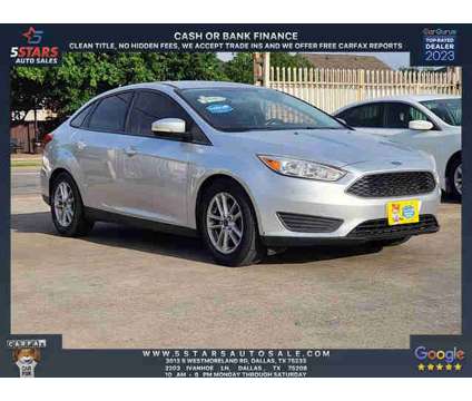 2015 Ford Focus for sale is a Silver 2015 Ford Focus Car for Sale in Dallas TX