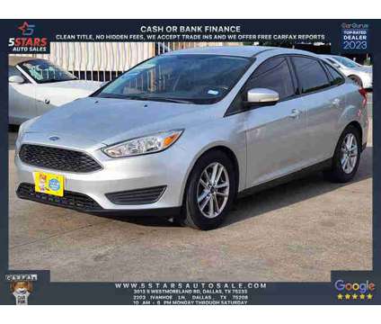 2015 Ford Focus for sale is a Silver 2015 Ford Focus Car for Sale in Dallas TX