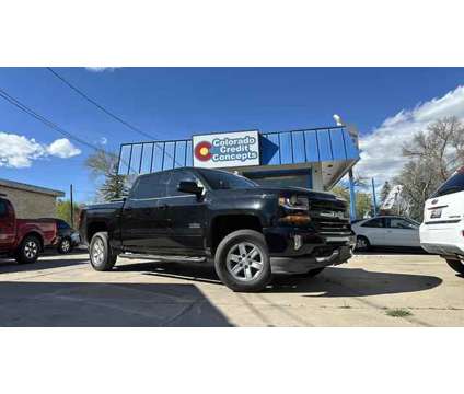 2018 Chevrolet Silverado 1500 Crew Cab for sale is a Black 2018 Chevrolet Silverado 1500 Crew Cab Car for Sale in Pueblo CO