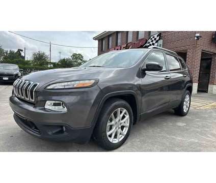 2016 Jeep Cherokee for sale is a Grey 2016 Jeep Cherokee Car for Sale in Houston TX