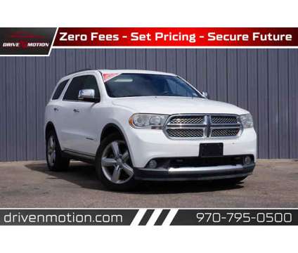 2013 Dodge Durango for sale is a White 2013 Dodge Durango 4dr Car for Sale in Greeley CO