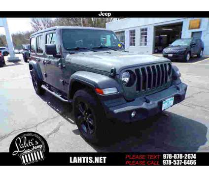 2020UsedJeepUsedWrangler UnlimitedUsed4x4 is a Grey 2020 Jeep Wrangler Unlimited Car for Sale in Leominster MA
