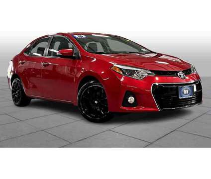 2016UsedToyotaUsedCorollaUsed4dr Sdn CVT is a Red 2016 Toyota Corolla Car for Sale in Danvers MA