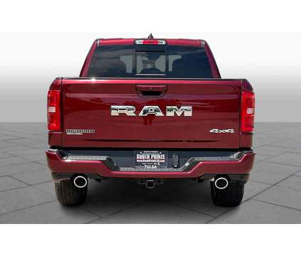2025NewRamNew1500New4x4 Crew Cab 5 7 Box is a Red 2025 RAM 1500 Model Car for Sale in Tulsa OK