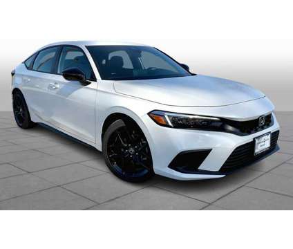 2024NewHondaNewCivic HatchbackNewCVT is a Silver, White 2024 Honda Civic Car for Sale in Kingwood TX