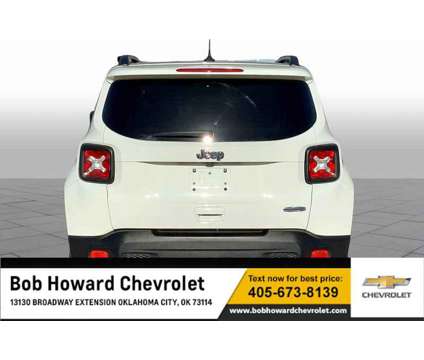 2018UsedJeepUsedRenegadeUsedFWD is a White 2018 Jeep Renegade Car for Sale in Oklahoma City OK