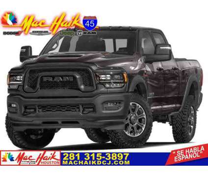 2024NewRamNew2500New4x4 Crew Cab 8 Box is a White 2024 RAM 2500 Model Car for Sale in Houston TX