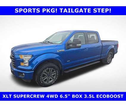 2016 Ford F-150 XLT is a Blue 2016 Ford F-150 XLT Car for Sale in Plymouth WI