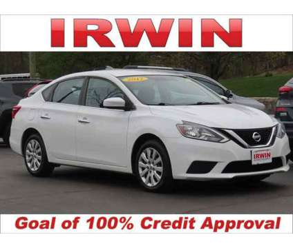 2017 Nissan Sentra SV is a White 2017 Nissan Sentra SV Car for Sale in Laconia NH