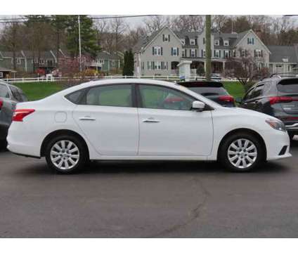 2017 Nissan Sentra SV is a White 2017 Nissan Sentra SV Car for Sale in Laconia NH