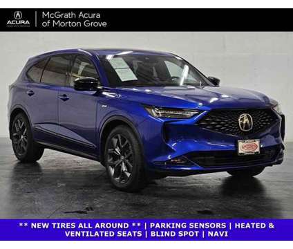 2022 Acura MDX w/A-Spec Package is a Blue 2022 Acura MDX Car for Sale in Morton Grove IL