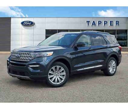 2024 Ford Explorer Limited is a Blue 2024 Ford Explorer Limited Car for Sale in Paw Paw MI