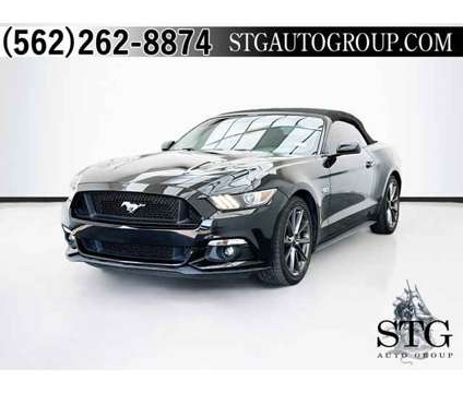 2016 Ford Mustang GT Premium is a Black 2016 Ford Mustang GT Convertible in Bellflower CA