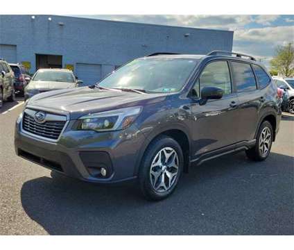 2021 Subaru Forester Premium is a Grey 2021 Subaru Forester 2.5i Car for Sale in Sellersville PA