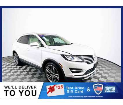 2016 Lincoln MKC Reserve is a Silver, White 2016 Lincoln MKC Reserve Car for Sale in Tampa FL