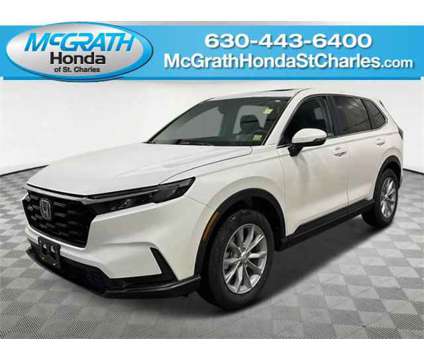 2024 Honda CR-V EX is a Silver, White 2024 Honda CR-V EX Car for Sale in Saint Charles IL