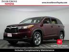 2016 Toyota Highlander Red, 121K miles