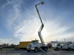 2007 Peterbilt 335 96' Double Elevator Bucket Truck / Boom Truck Flat Bed /