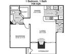 3 Floor Plan 1x1 - Resort At Jefferson Park, Irving, TX