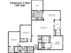 2 Floor Plan 3x2 - Vineyards, Frisco, TX