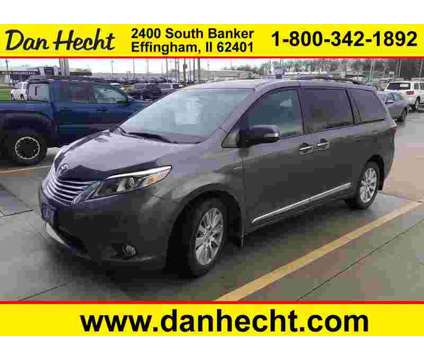 2017 Toyota Sienna Limited 7 Passenger is a Grey 2017 Toyota Sienna Limited Car for Sale in Effingham IL