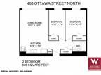 468 Ottawa Street N. - 2 Bedroom