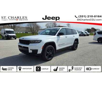 2024 Jeep Grand Cherokee L Limited is a White 2024 Jeep grand cherokee Limited SUV in Saint Charles IL