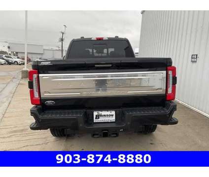 2024 Ford F-250SD Platinum is a Black 2024 Ford F-250 Platinum Truck in Corsicana TX