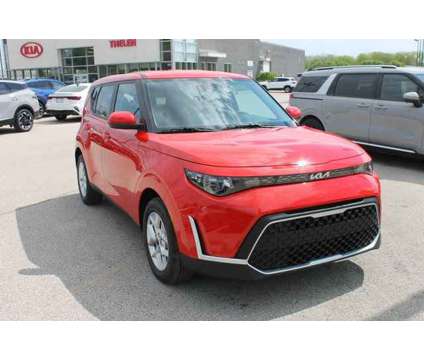 2024 Kia Soul LX is a Red 2024 Kia Soul sport Hatchback in Bay City MI