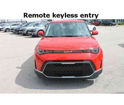 2024 Kia Soul LX is a Red 2024 Kia Soul sport Hatchback in Bay City MI