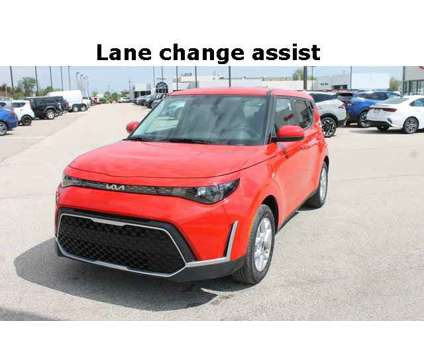 2024 Kia Soul LX is a Red 2024 Kia Soul sport Hatchback in Bay City MI