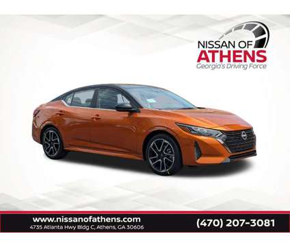 2024 Nissan Sentra SR is a Black, Orange 2024 Nissan Sentra SR Sedan in Athens GA
