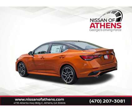 2024 Nissan Sentra SR is a Black, Orange 2024 Nissan Sentra SR Sedan in Athens GA